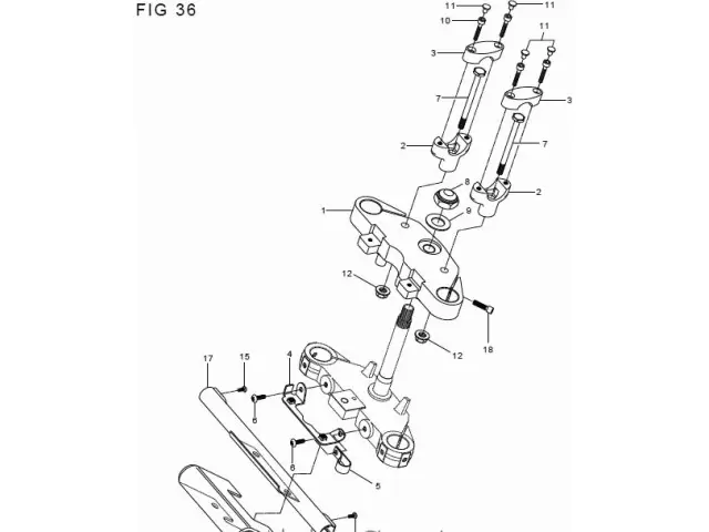 Torretas manillar Hyosung Aquila GV250 EFI 2008 - 2012