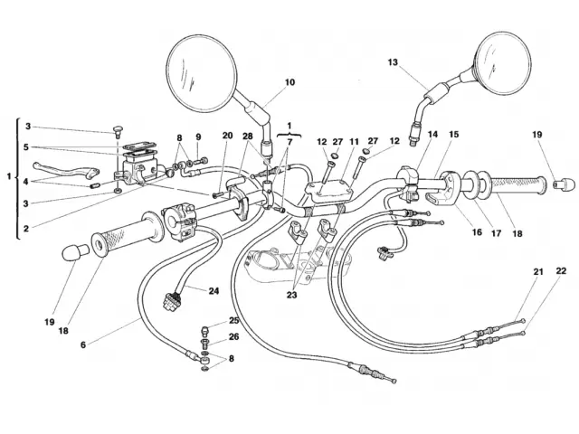 Bomba embrague Ducati monster 600 1998 - 1999