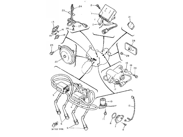 Aforador Yamaha fzr 1000 1990-1991