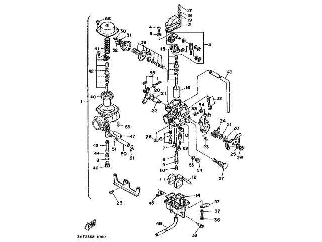 BATERIA CARBURADORES Yamaha xt 350 1989-1995