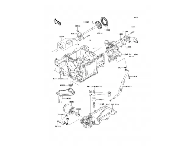 CHUPON ACEITE Kawasaki GTR 1400 ABS 2007 - 2014