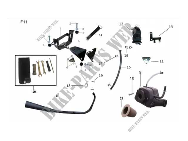 Caja Filtro de Aire Motorhispania Bogga Rocker 125 2017 - 2022