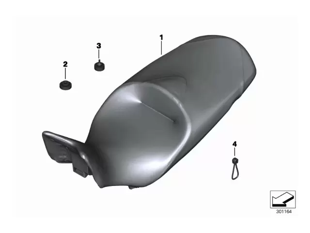 Asiento piloto conford plus Bmw F650 GS 2008 - 2012