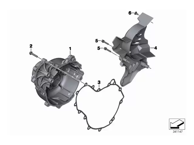 Tapa encendido de motor Bmw F650 GS 2008 - 2012