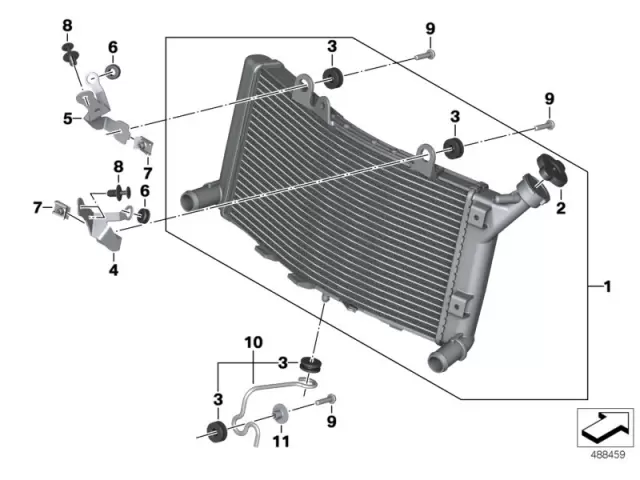 Tapon radiador Bmw F 900 R 2018 - 2021
