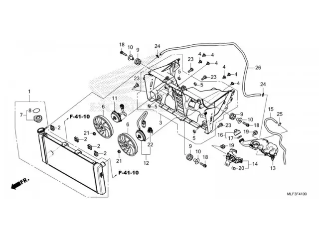 Deposito anticongelante Honda NT 1100 DTC 2022 - 2023