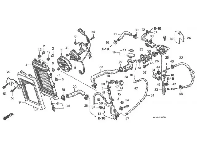 Electrovalvula Honda vtx 1300 2004-2012