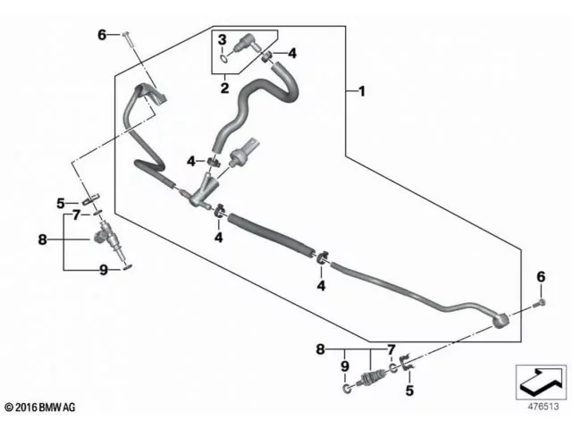 Manguito inyección Bmw R 1250 GS Adventure 2021 - 2024