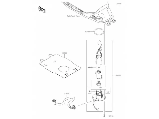 Manguito inyección Kawasaki Ninja 650 2021 - 2022