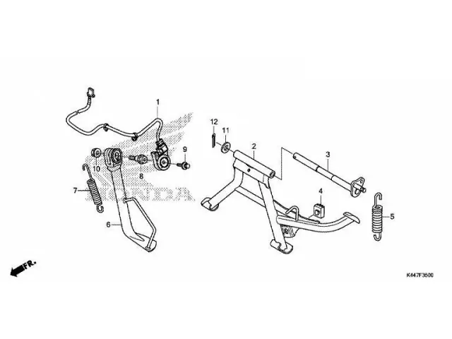 Caballete Honda Vision 110 2017 - 2020