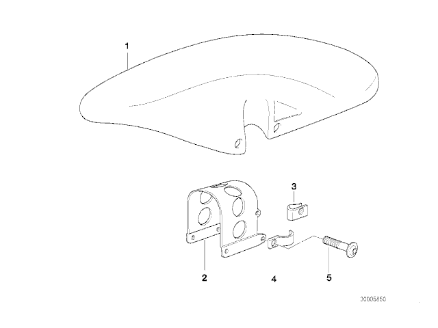 Aleta delantera Bmw F650 ST 1996 - 2000