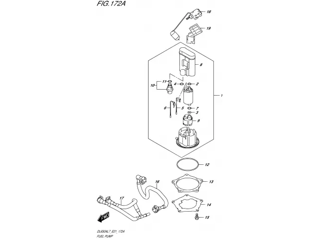 Aforador Suzuki DL V-Strom 650 2017 - 2020