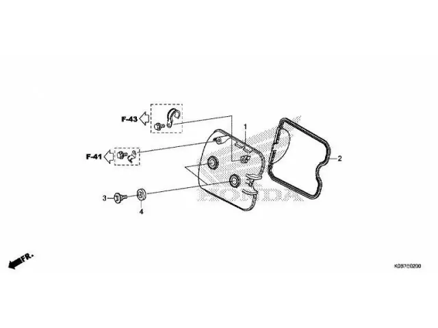 Tapa balancines Honda Forza 300 ABS 2018 - 2020