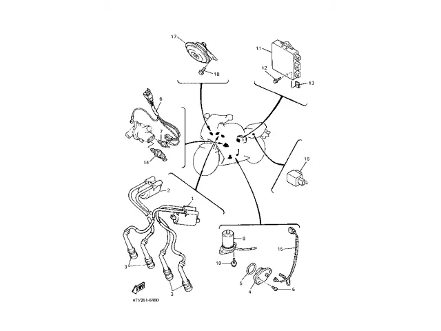 Sensor nivel aceite Yamaha Thundercat 600 1996 - 2003