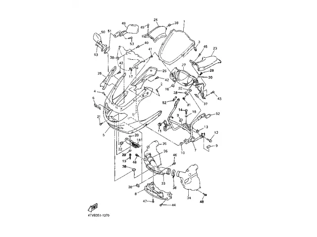 BANDEJA RELOJES Yamaha Thundercat 600 1996 - 2003
