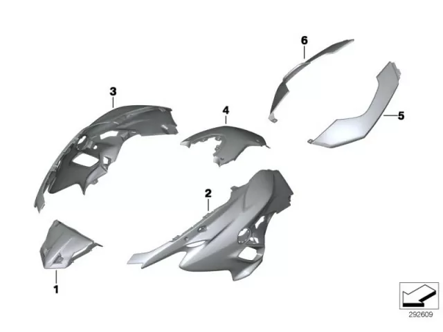 Faldon derecho Bmw F 700 GS - 2011 - 2017