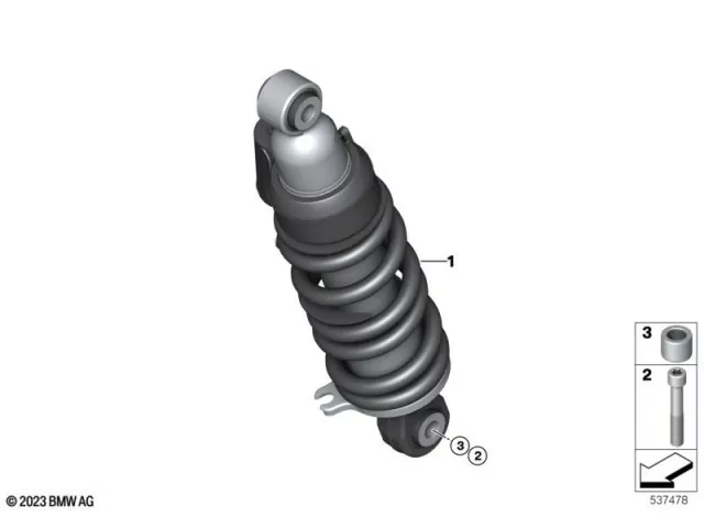 Amortiguador trasero Bmw R 1300 GS 2022 - 2025
