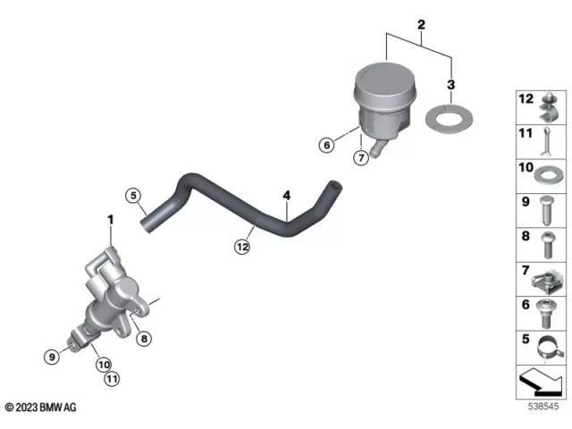 Bomba freno trasero Bmw R 1300 GS 2022 - 2025