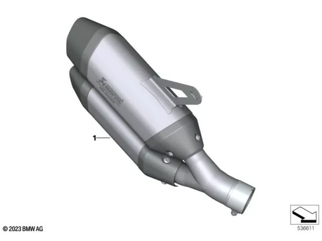 Silenciosos Akrapovic Bmw R 1300 GS 2022 - 2025