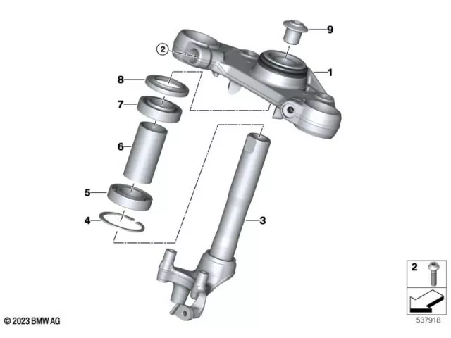 Tija superior Bmw R 1300 GS 2022 - 2025