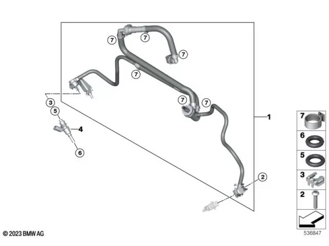 Inyector Bmw R 1300 GS 2022 - 2025