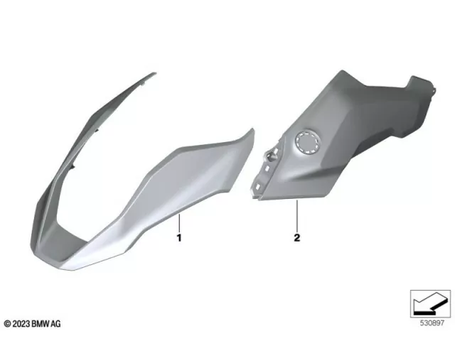 Cubre depósito derecho Bmw R 1300 GS 2022 - 2025