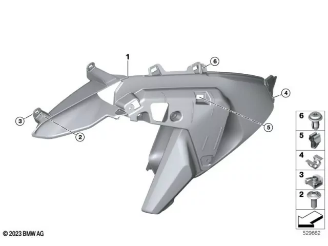 Aireador izquierdo Bmw R 1300 GS 2022 - 2025
