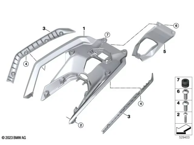 Asidero transportin Bmw R 1300 GS 2022 - 2025