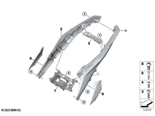 Soporte batería Bmw R 1300 GS 2022 - 2025