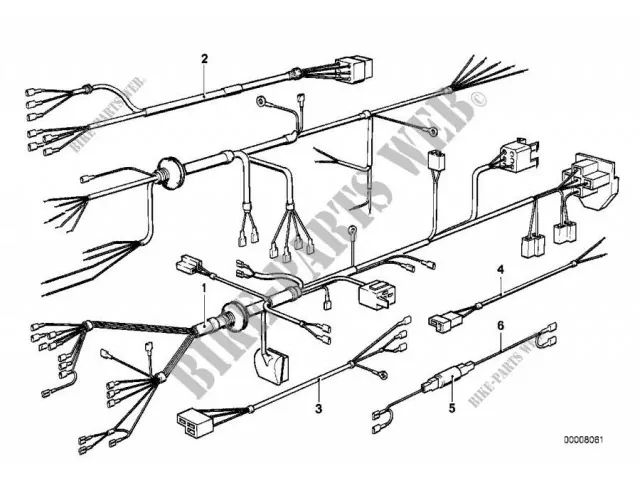 Sistema electrico secundario Bmw R100 RT 1976 - 1984